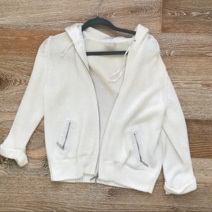 COPY - knit hooded jacket